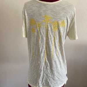 yellow round neck polo shirt